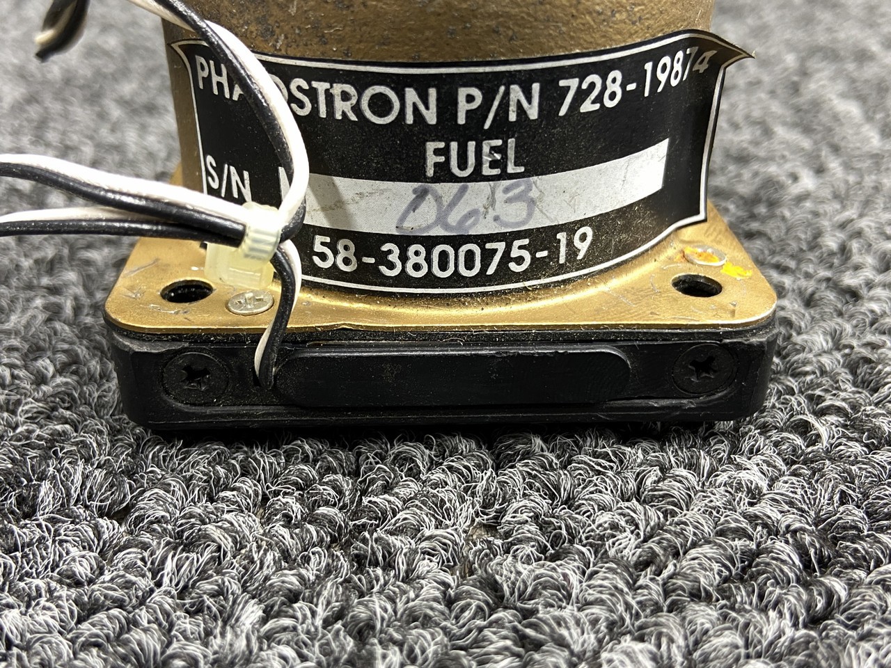 728-19874 (Alt: 58-380075-19) Phaostron Fuel Quantity Indicator (Core)