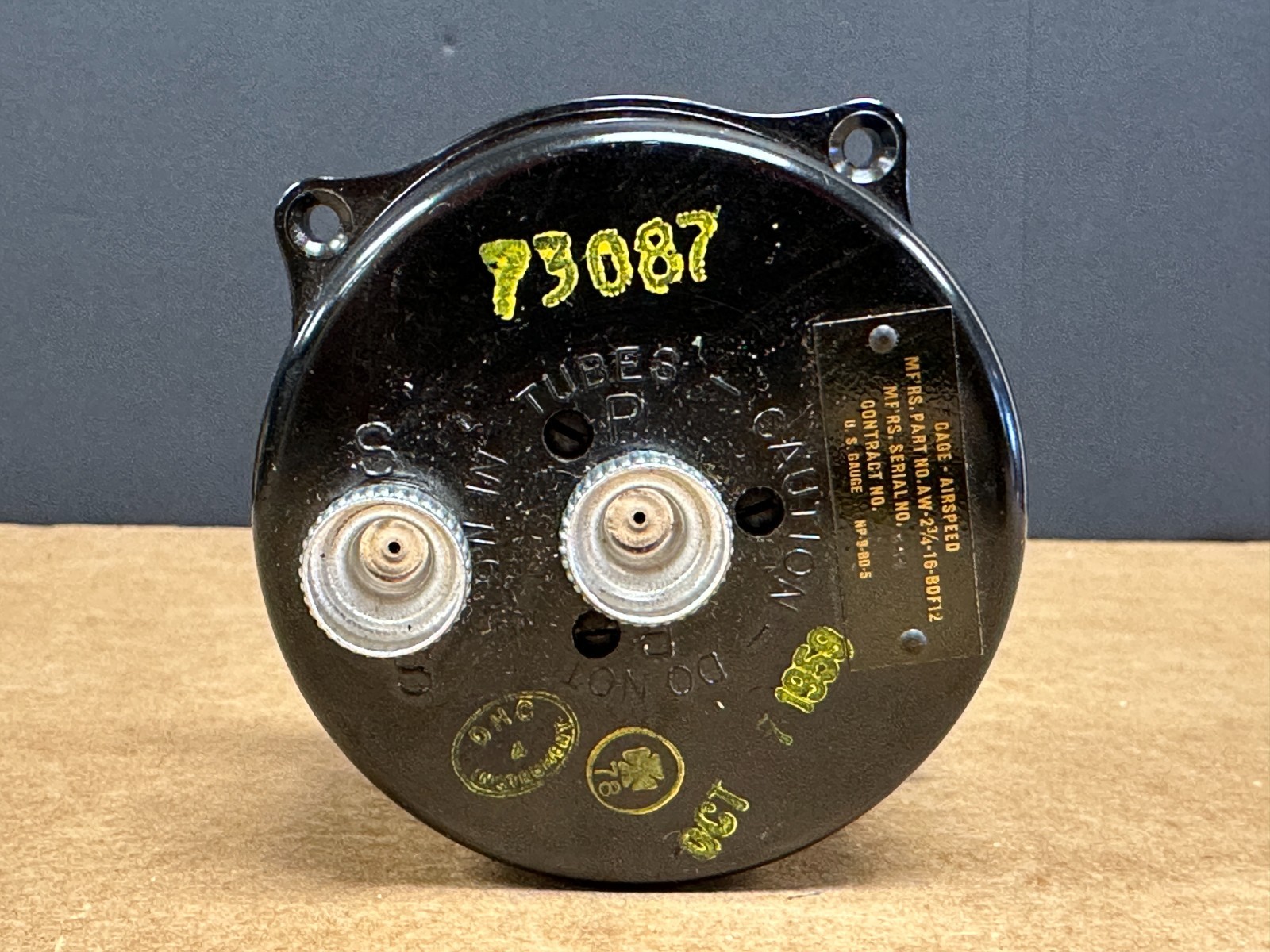 De Havilland DHC-2 Beaver Air Speed Indicator P/N AW2-3/4-16BD SA C2F1286A New