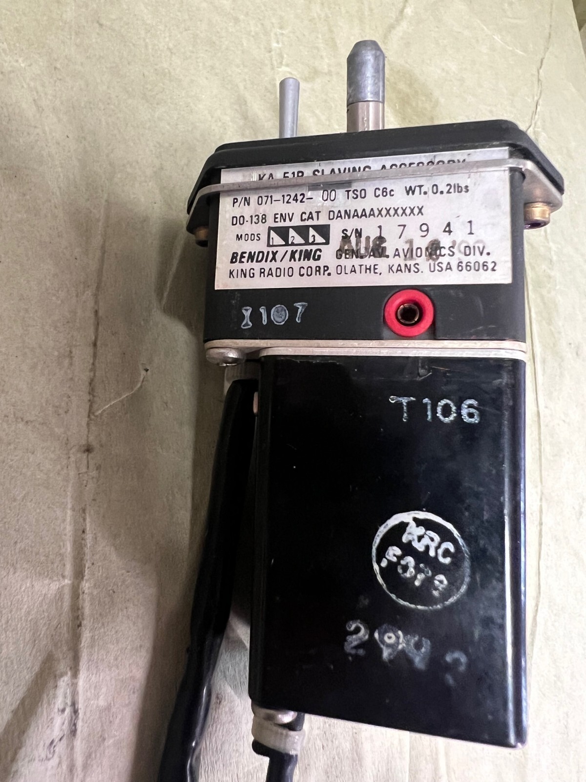 KA 51B Slaving Accessory Bendix King 071-1242-06