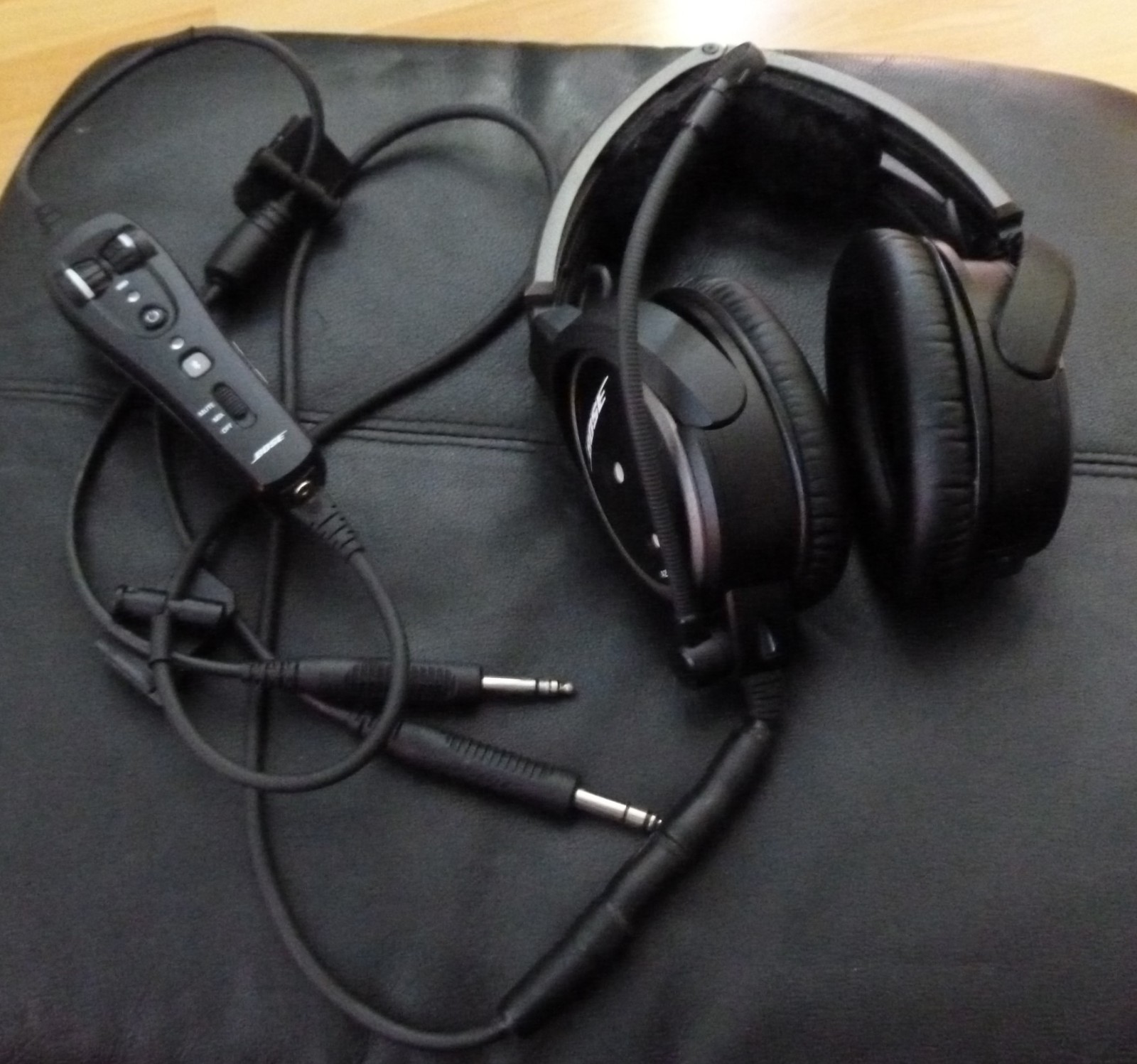 Bose A20 Aviation Headset with Bluetooth Dual Plug Cable – Black ~ Read Listing