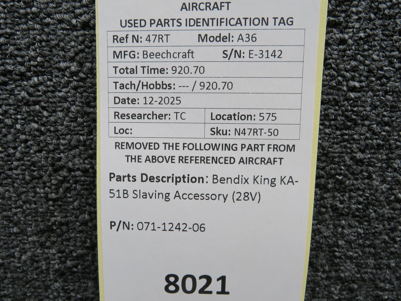 071-1242-06 Bendix King KA-51B Slaving Accessory (28V)