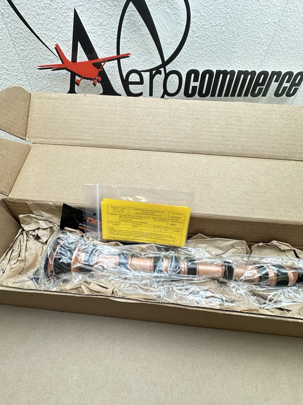 TCM Continental IO-360 Camshaft Assy w/ 8130 655545 (0000E)