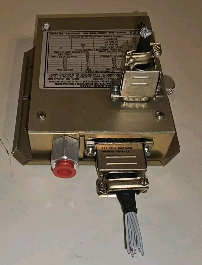 Trans-Cal SSD120-30A-RS-232 Altitude Encoder 30,000′ 14/28V. W/ 90 Day Warranty