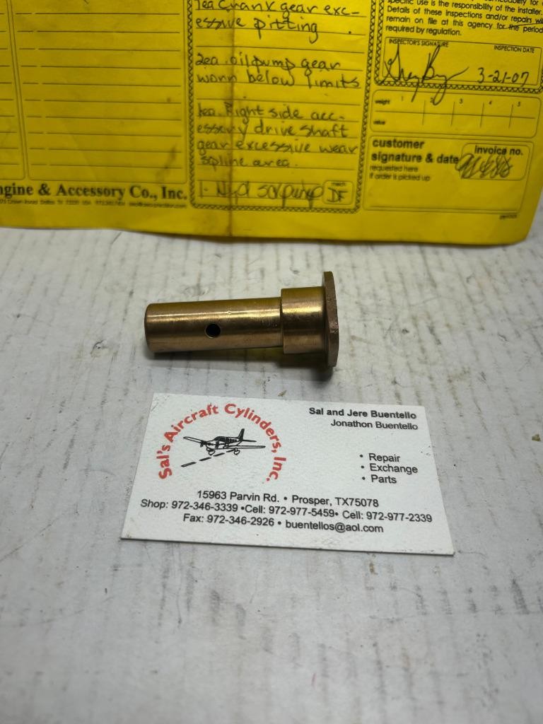 Certified Continental TCM E-225 Accessory Drive Idler Gear & Shaft