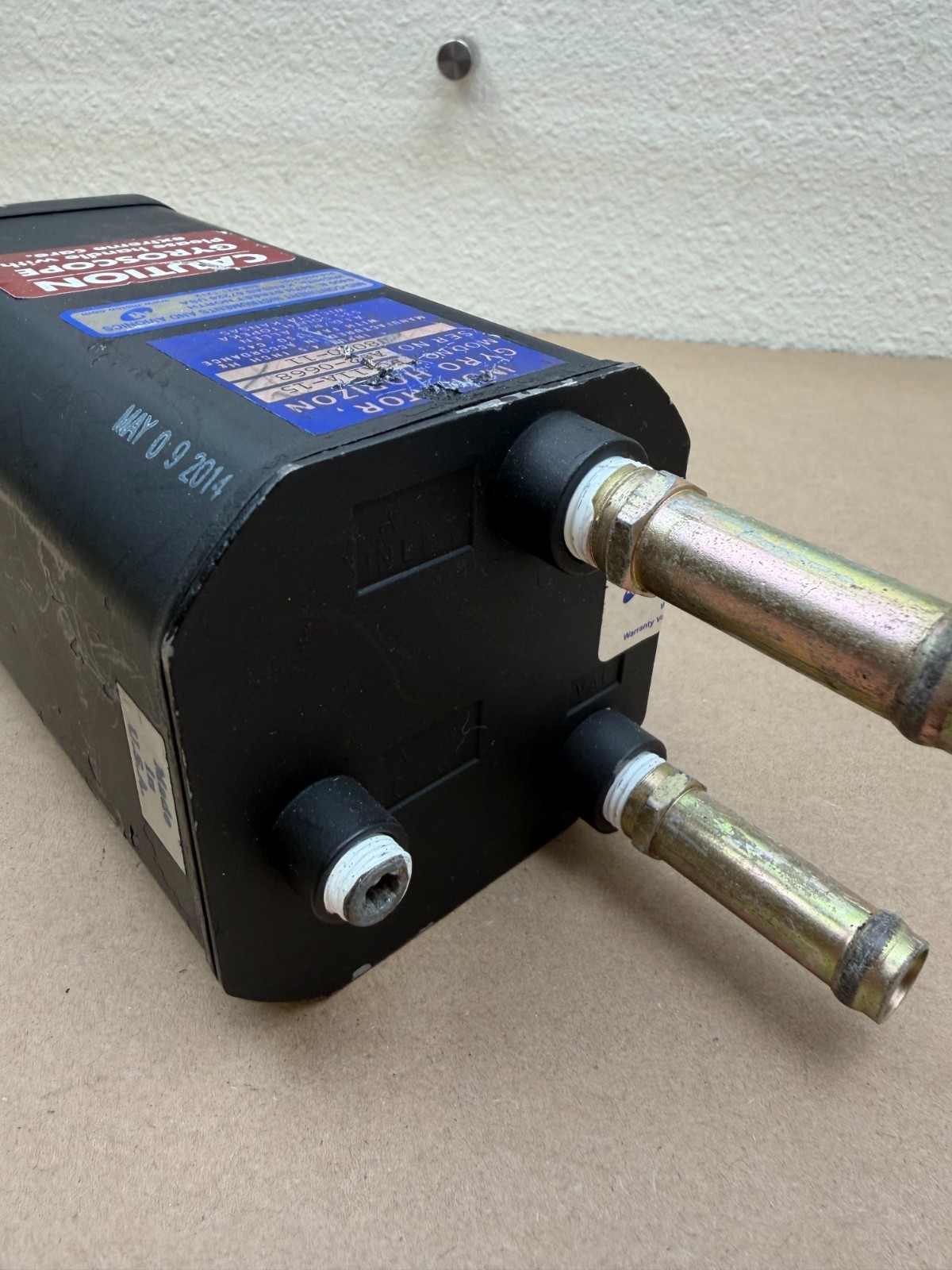 RC Allen J8000-1 Directional Gyro Indicator P/N: RCA11A-15 (0009D)