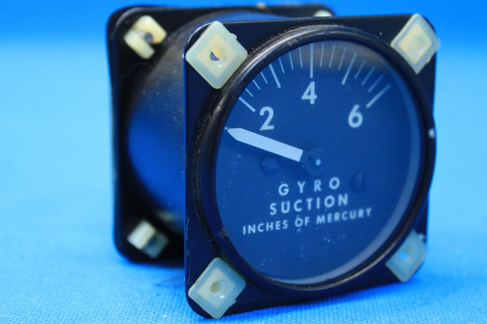 Clean Used Airbourne Mfg Co Aircraft Gyro Suction Gauge P/N 1G10-1 (18219)