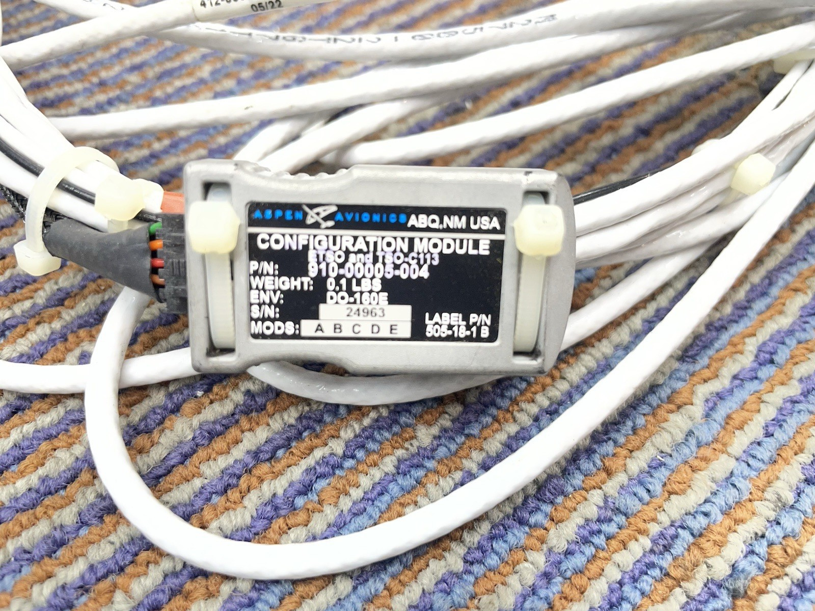 Aspen Avionics Inc. PFD 1000 EFD 910-00001-001 rev. G Bonanza K35