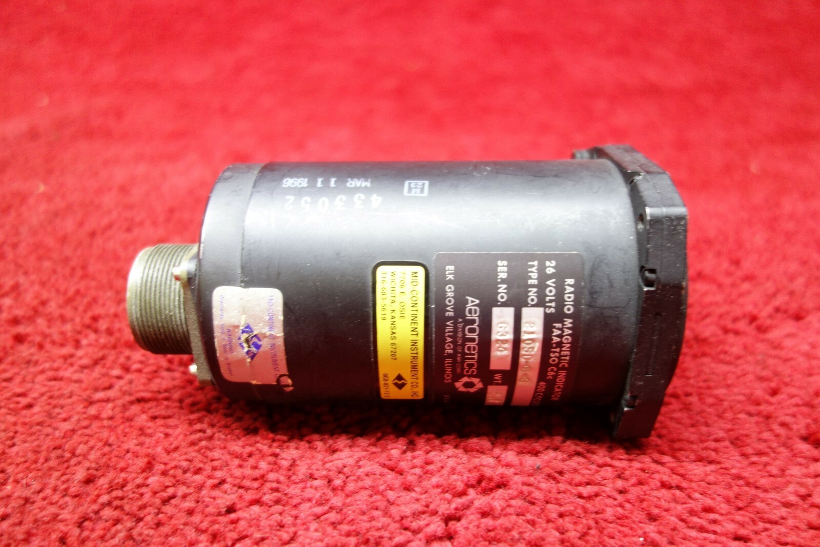 Aeronetics 2105D-B-6 Radio Magnetic Indicator 26V