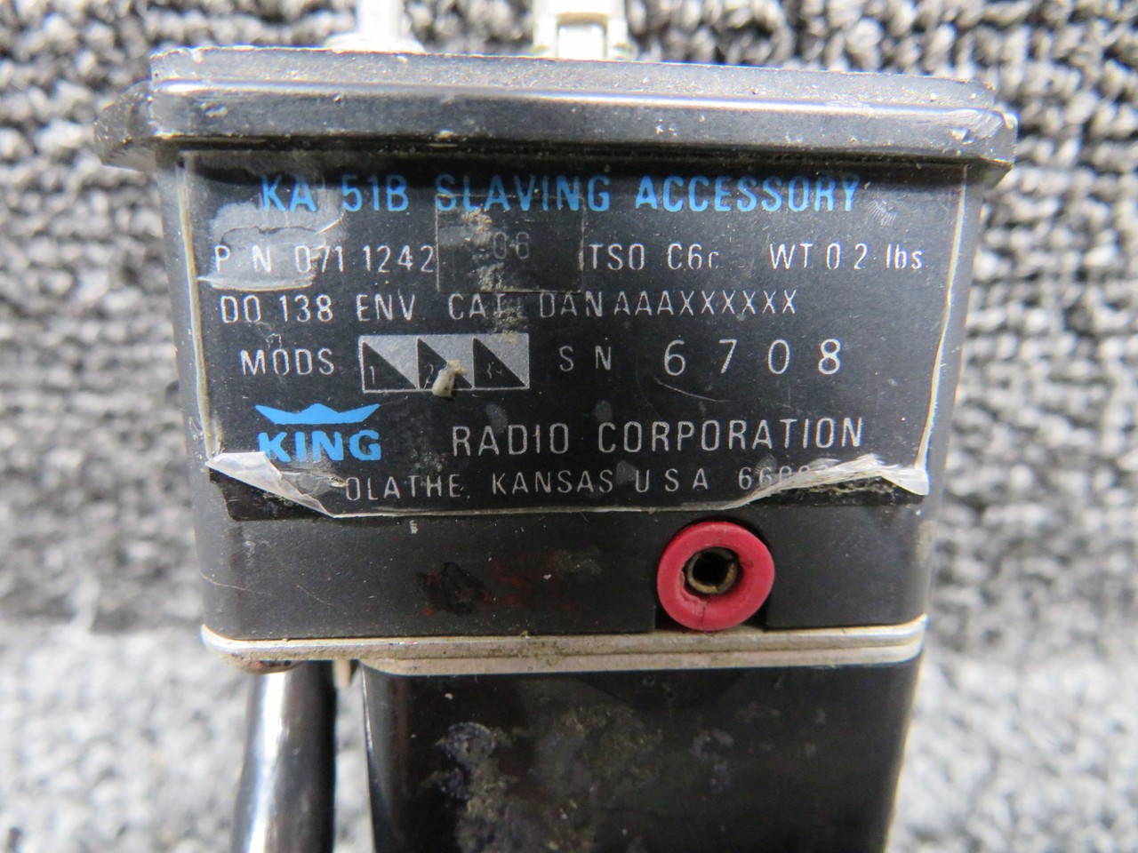 071-1242-06 King Radio KA-51B Slaving Accessory 28V (Damaged Ear)