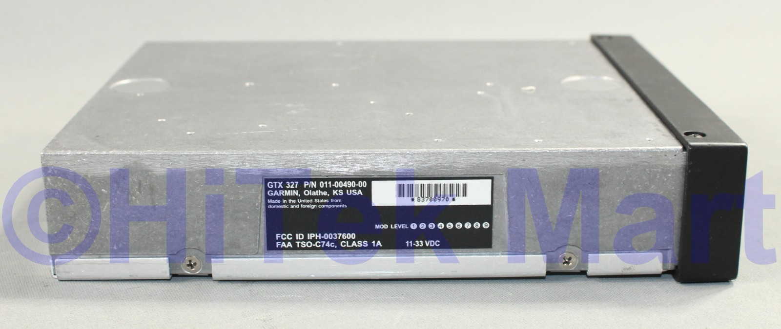 Garmin GTX 327 Transponder with tray – PN: 011-00490-00