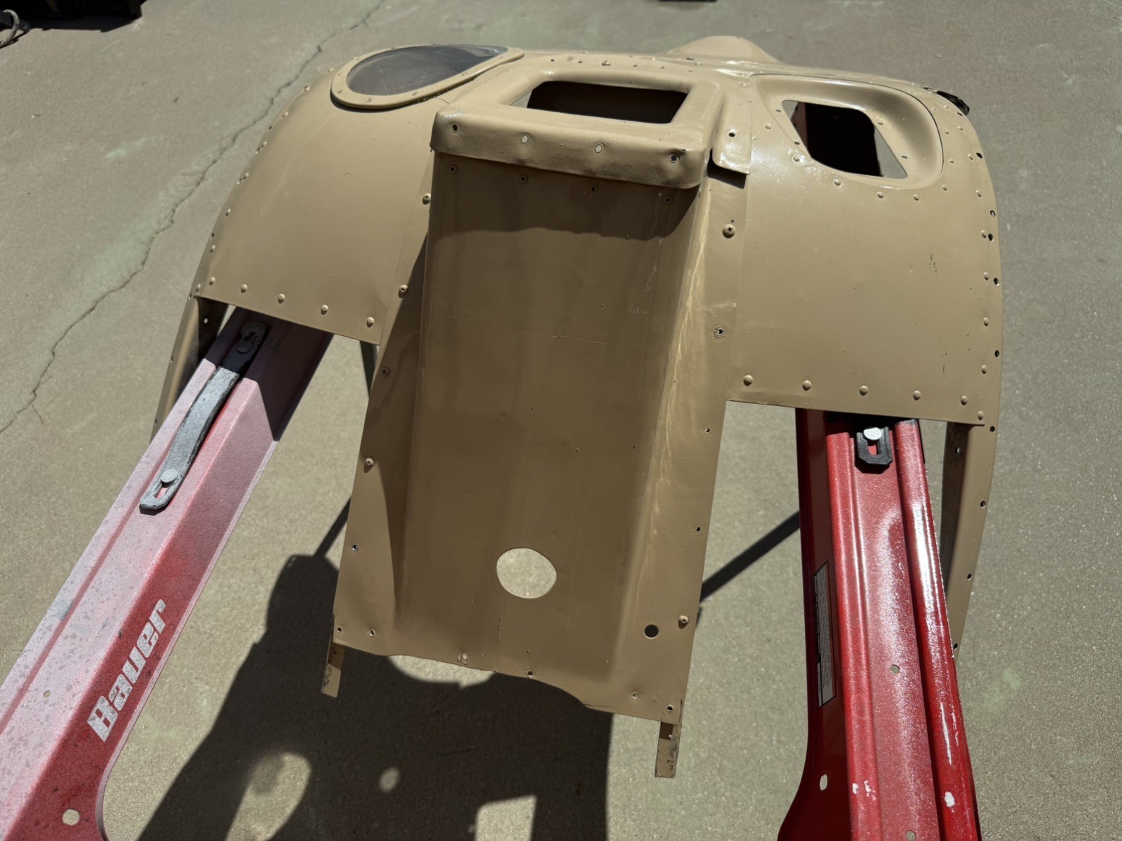 Mooney M20C Lower Engine Cowl with Lasar Cowl Enclose NO Cowl Flaps PN 6380-1