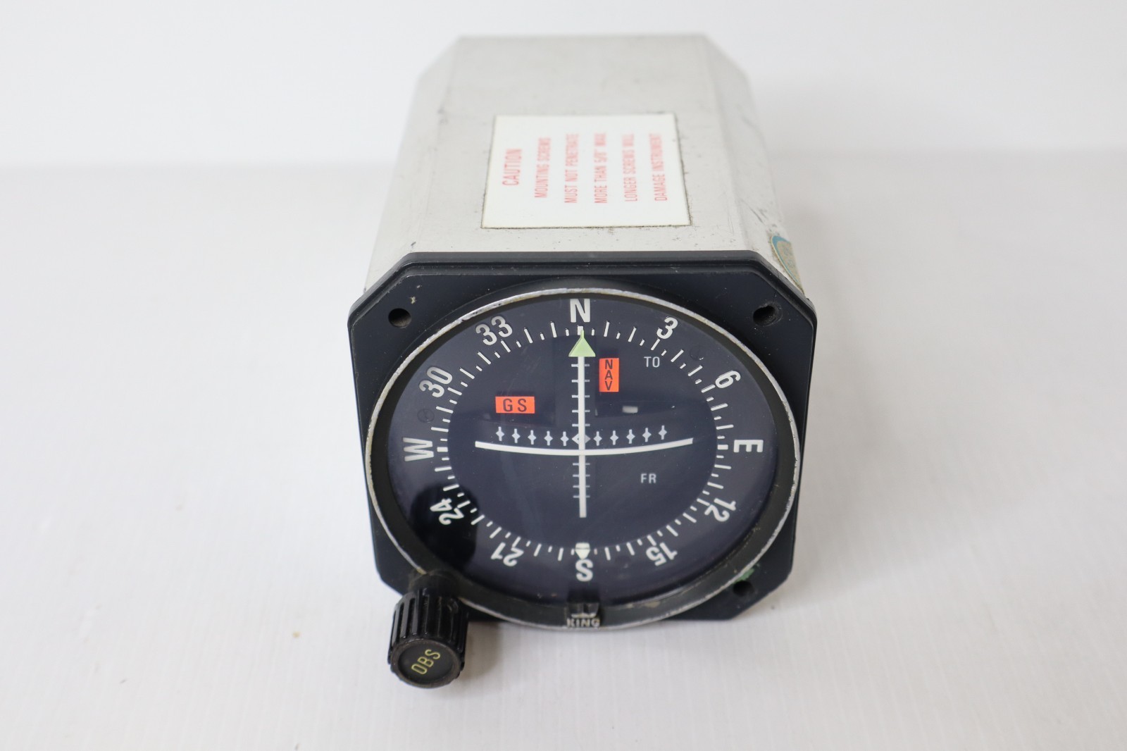 Bendix King KI 206 VOR/LOC/GS Indicator 066-3034-04 Bench Tested FAA 8130-3 Form