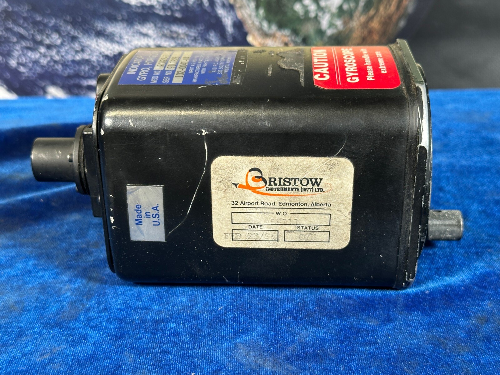 RC ALLEN ARTIFICIAL HORIZON MODEL# RCA22-7 *CORE* P/N: 102-0041-04 SN- 91L1828