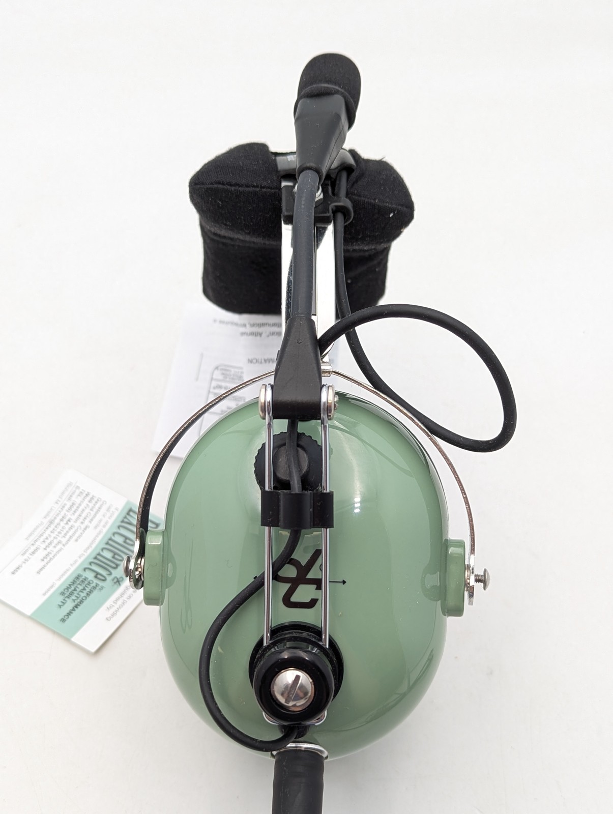 David Clark H10-60 Aviation Headset w/ Built in Mic (40128G-01) Green