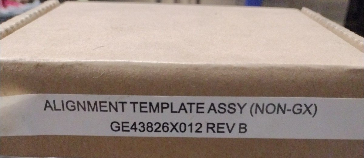 GE43826X012REVB ALIGNMENT TEMPLATE ASSY (NON-GX) – NIB, 30 DAY WTY (A1)