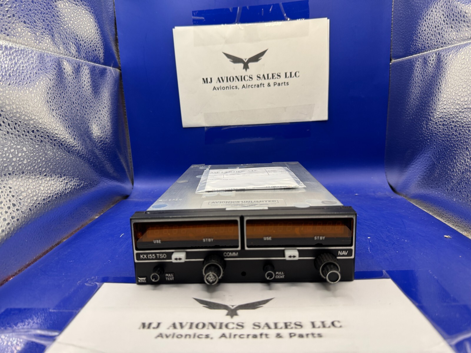 BENDIX/KING KX 155 P/N 069-1024-42 14VDC WITH GLIDE/SLOPE WITH FAA FORM 8130-3