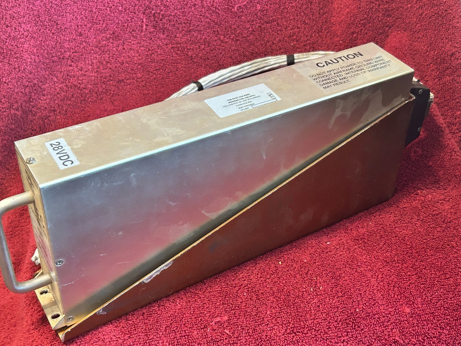 S-TEC 28 VDC AUTOPILOT COMPUTER RFGC P/N 0109 WITH TRAY AND CONNECTOR