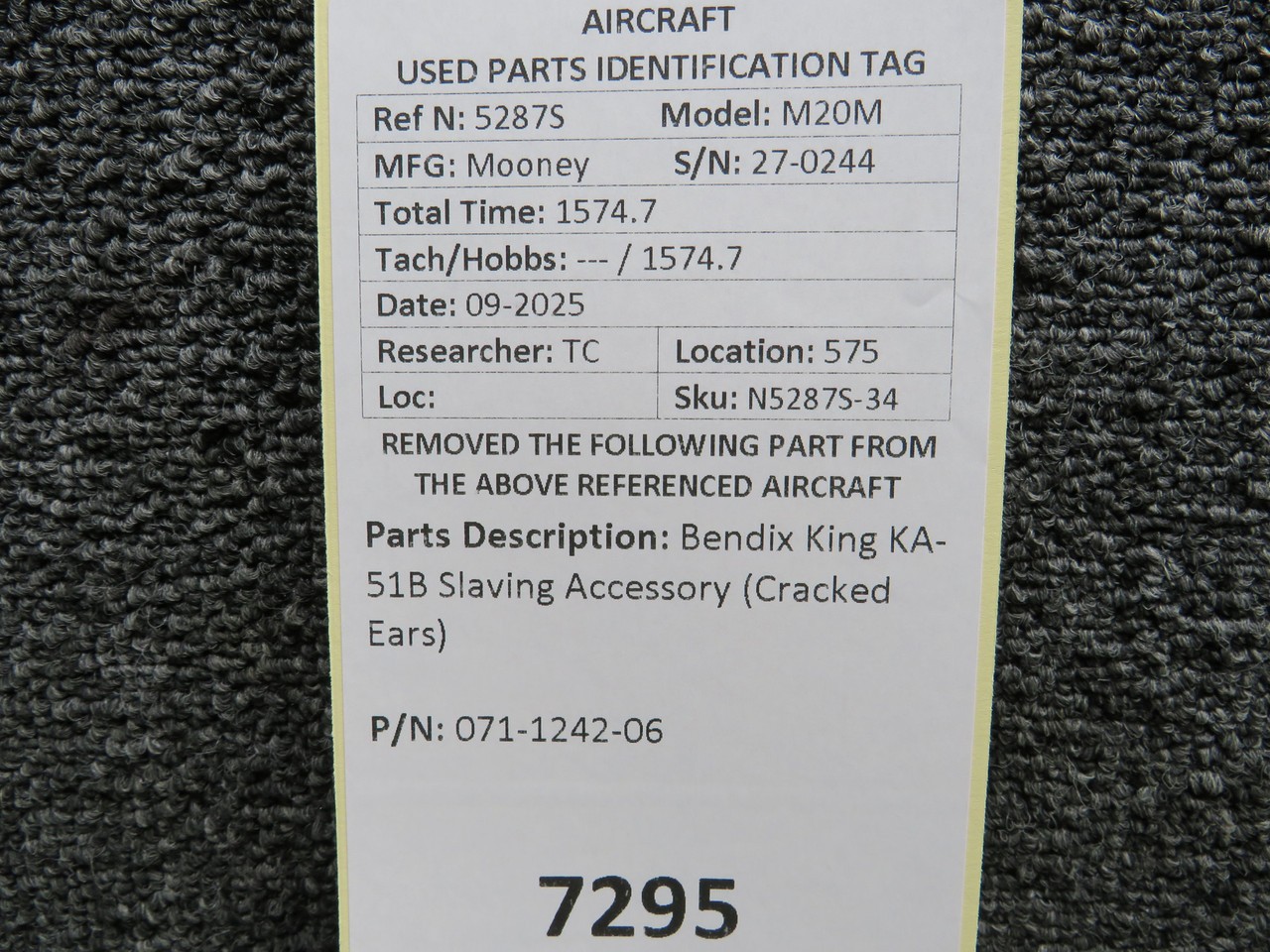 071-1242-06 Bendix King KA-51B Slaving Accessory (Cracked Ears)