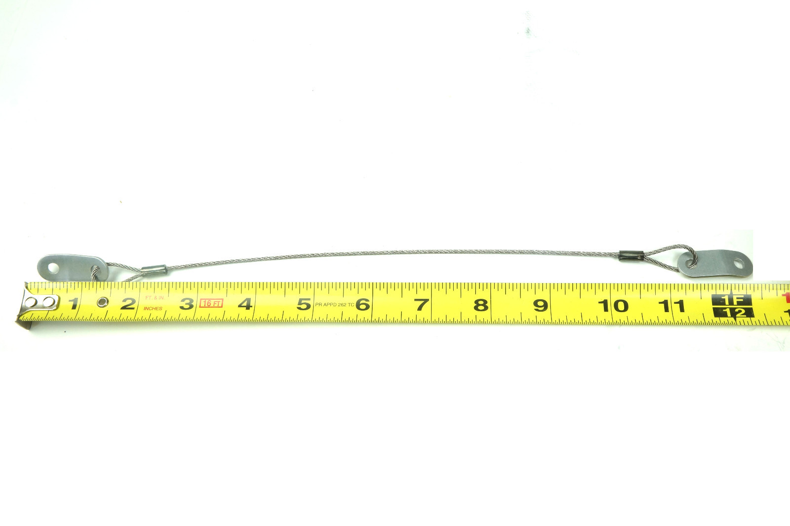 Aircraft Stainless Steel Lanyard Wire Rope Assy 12″ EMBRAER 600 4010-01-587-7609