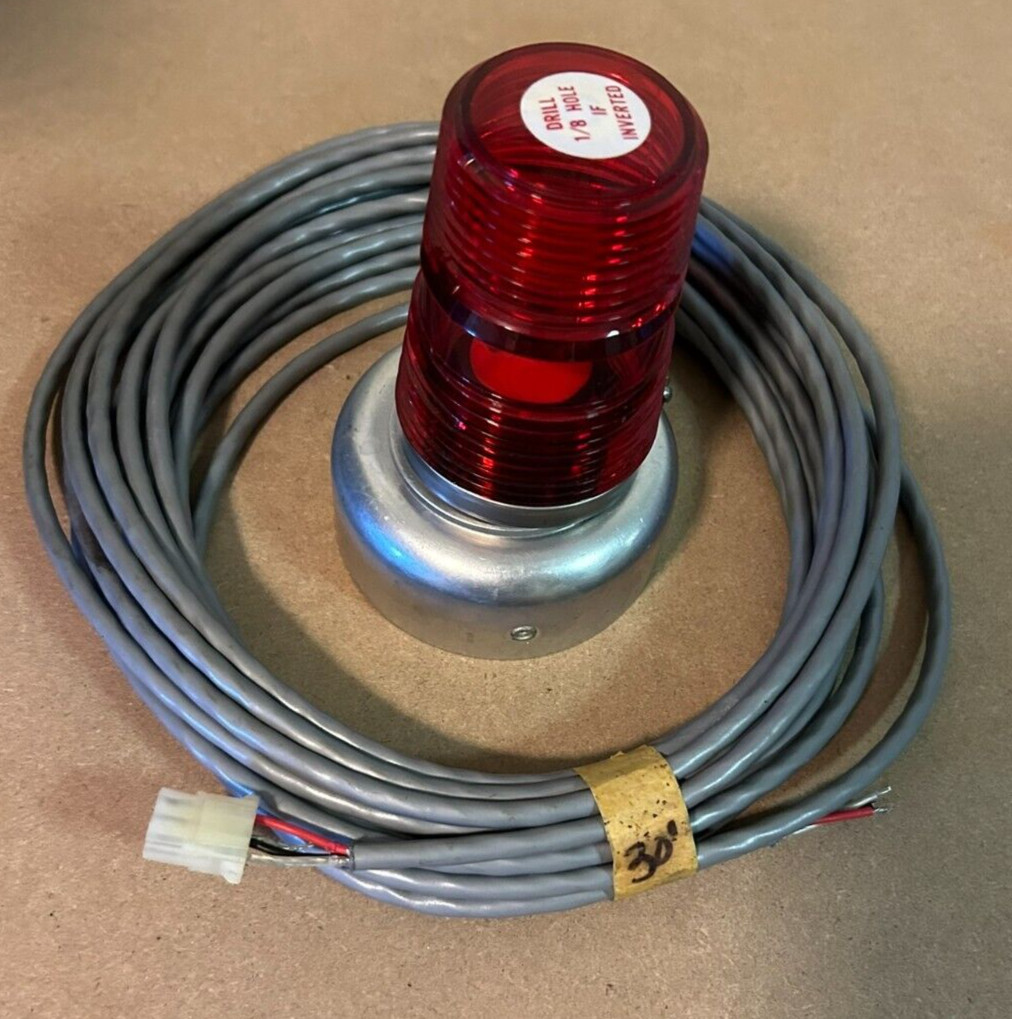 A432 Flash-Tube Beacon Light Head Assembly with Unused R4321A Flash Tube