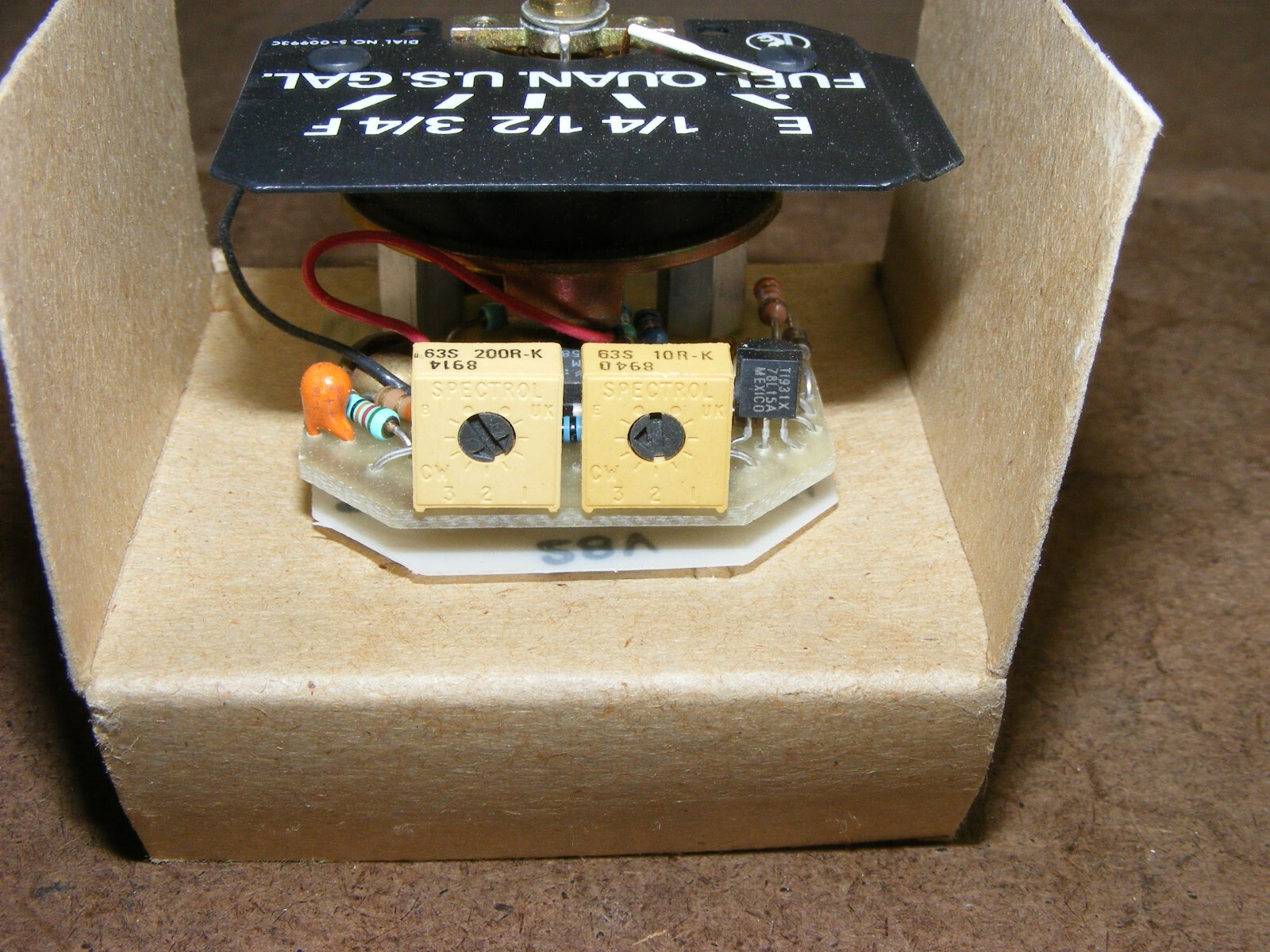 Piper Quantity US Gal 755-497 Fuel Gauge NOS Aircraft Airplane (a87)