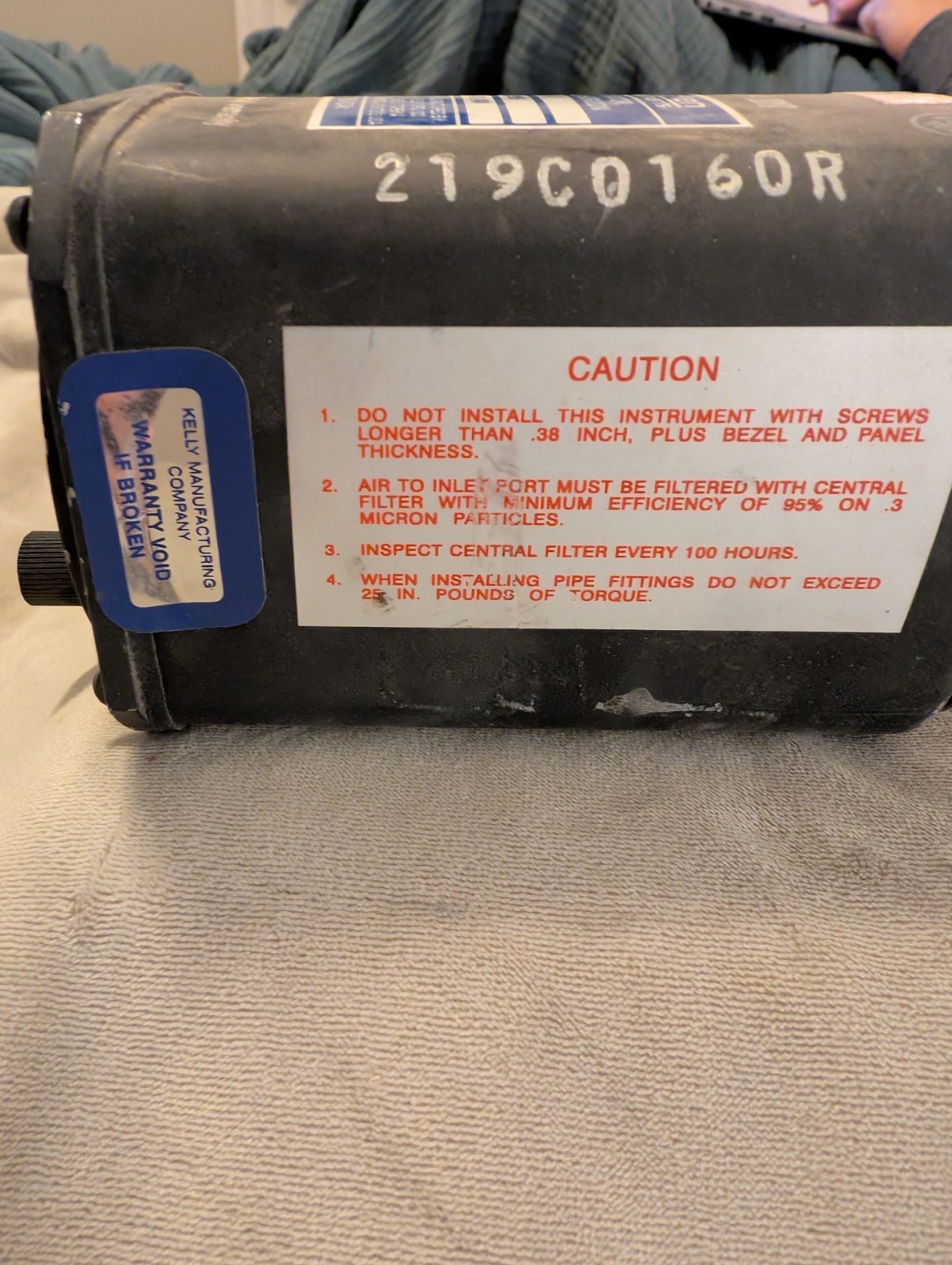 RC Allen Attitude Indicator Gyro Horizon P/N 102-0041-04 RCA22-7 SN 29CR0086