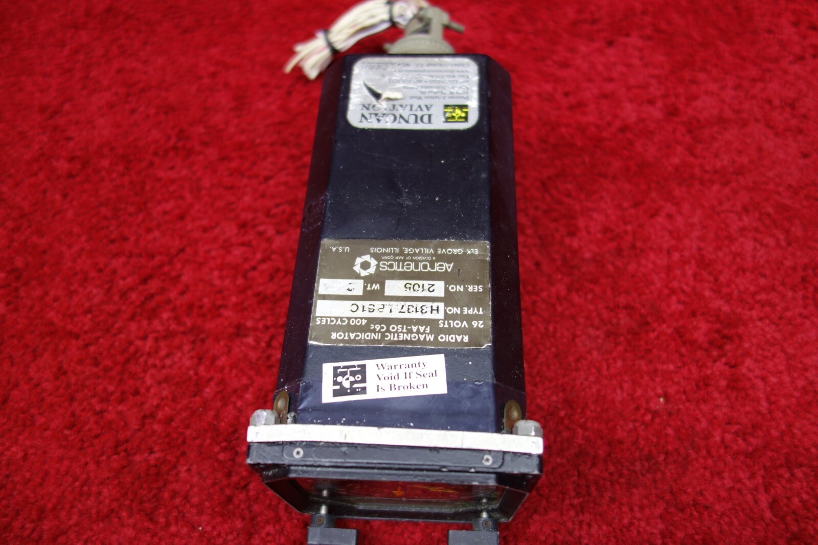 Aeronetics Radio Magnetic Indicator 26V PN H3137LB61C
