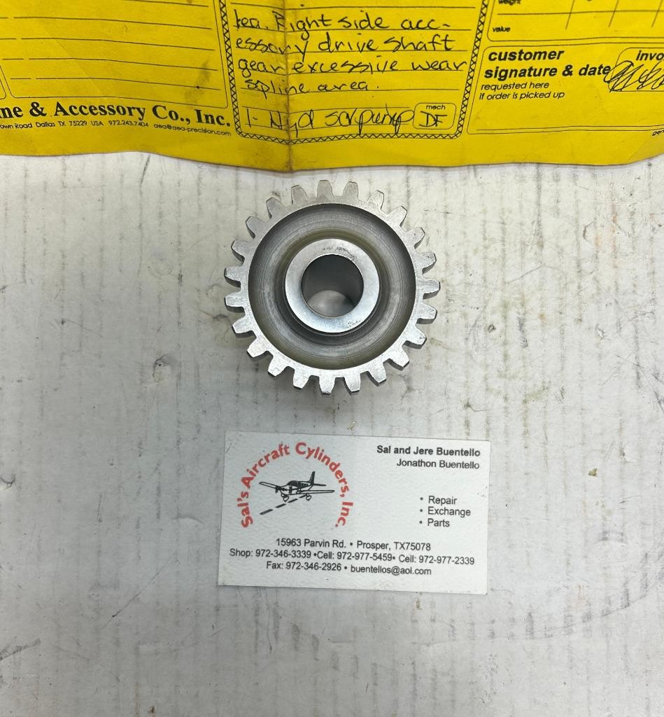 Certified Continental TCM E-225 Accessory Drive Idler Gear & Shaft