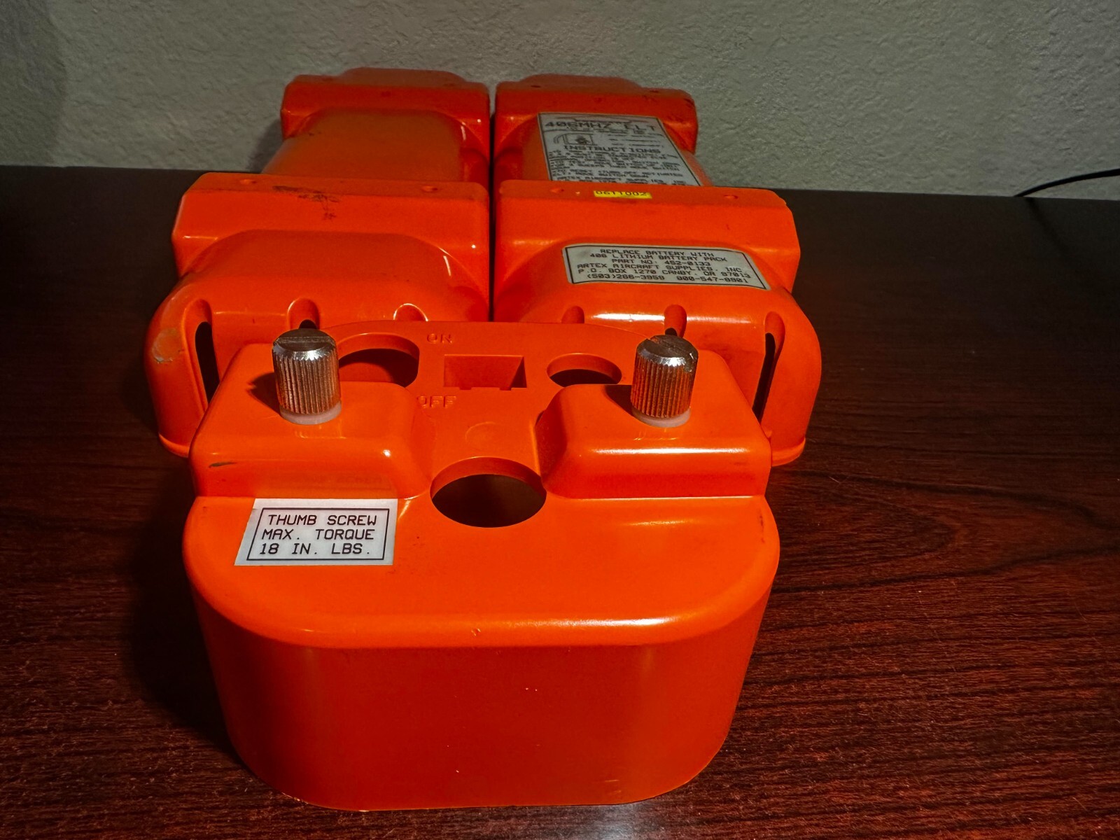 Artex 453-0006 ELT 406Mhz 110-406ED guaranteed 30 days