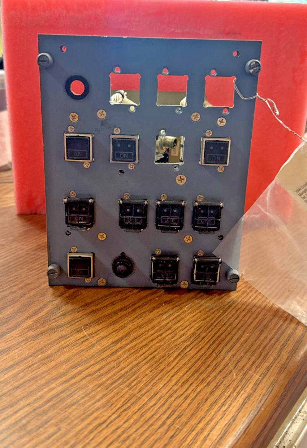 Airbus A320 Aircraft 50VU Switching Control Panel Aerospatiale bin32
