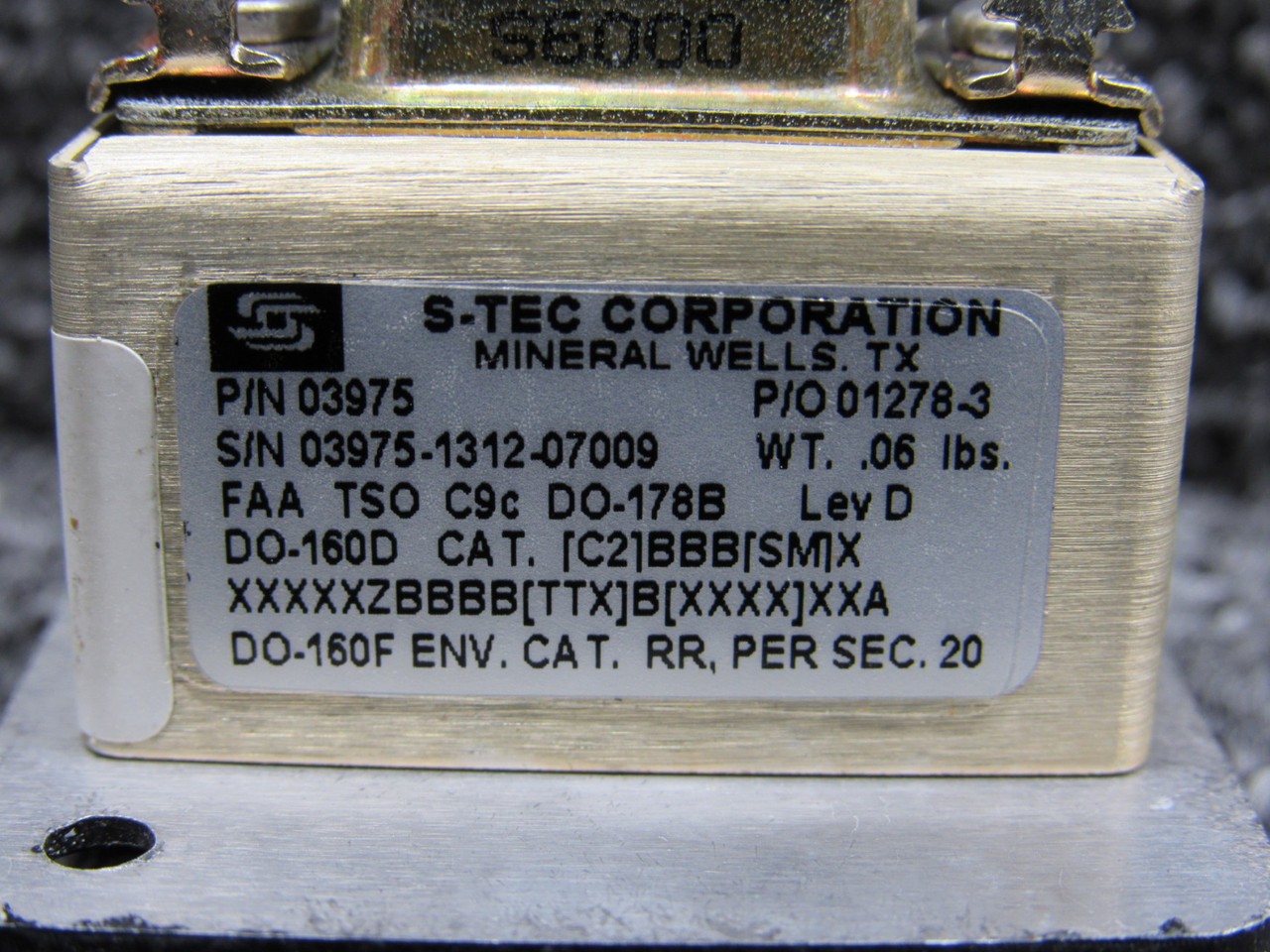 03975 S-Tec Corporation GPSS Heading Unit Switch