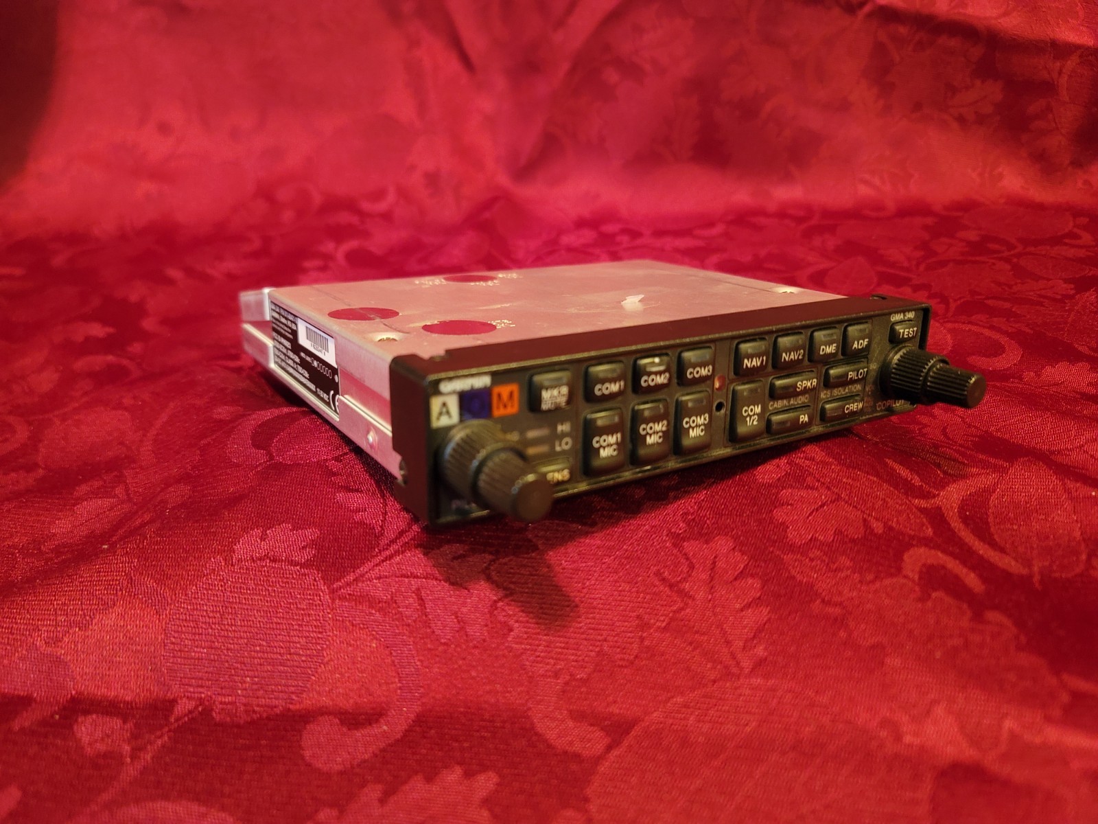 Garmin GMA 340 Audio Panel P/N 011-00401-10