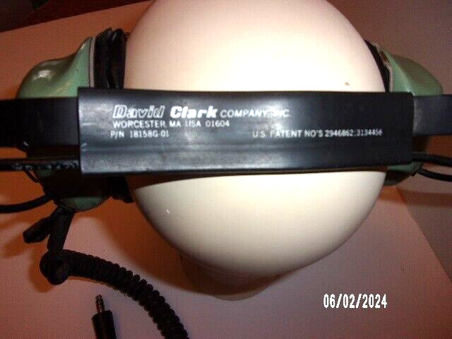 David Clark Aviation Head Set