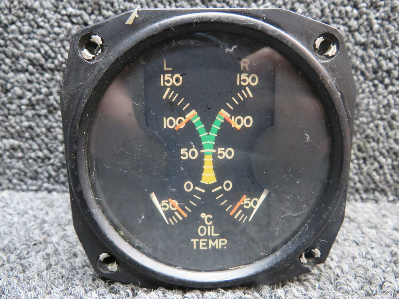 10499-A Electric Auto Lite AN5795-6 Dual Oil Temperature Indicator