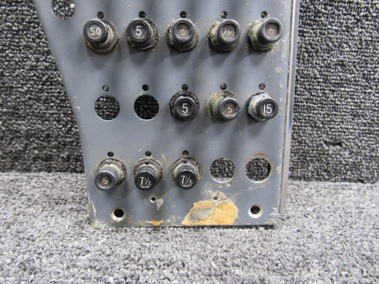 5618029-41 Cessna 421C Upper Center Circuit Breaker Panel Assembly with Breakers