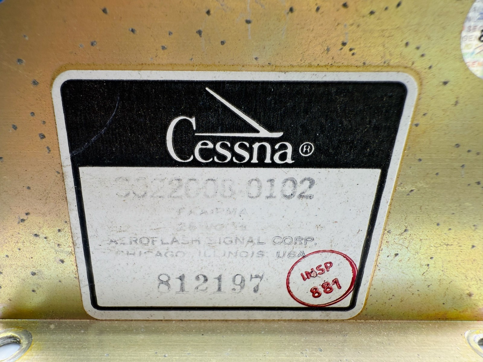 Cessna C594502-0102 Aeroflash 151-0001 14V Beacon Flasher Power Supply OEM Unit
