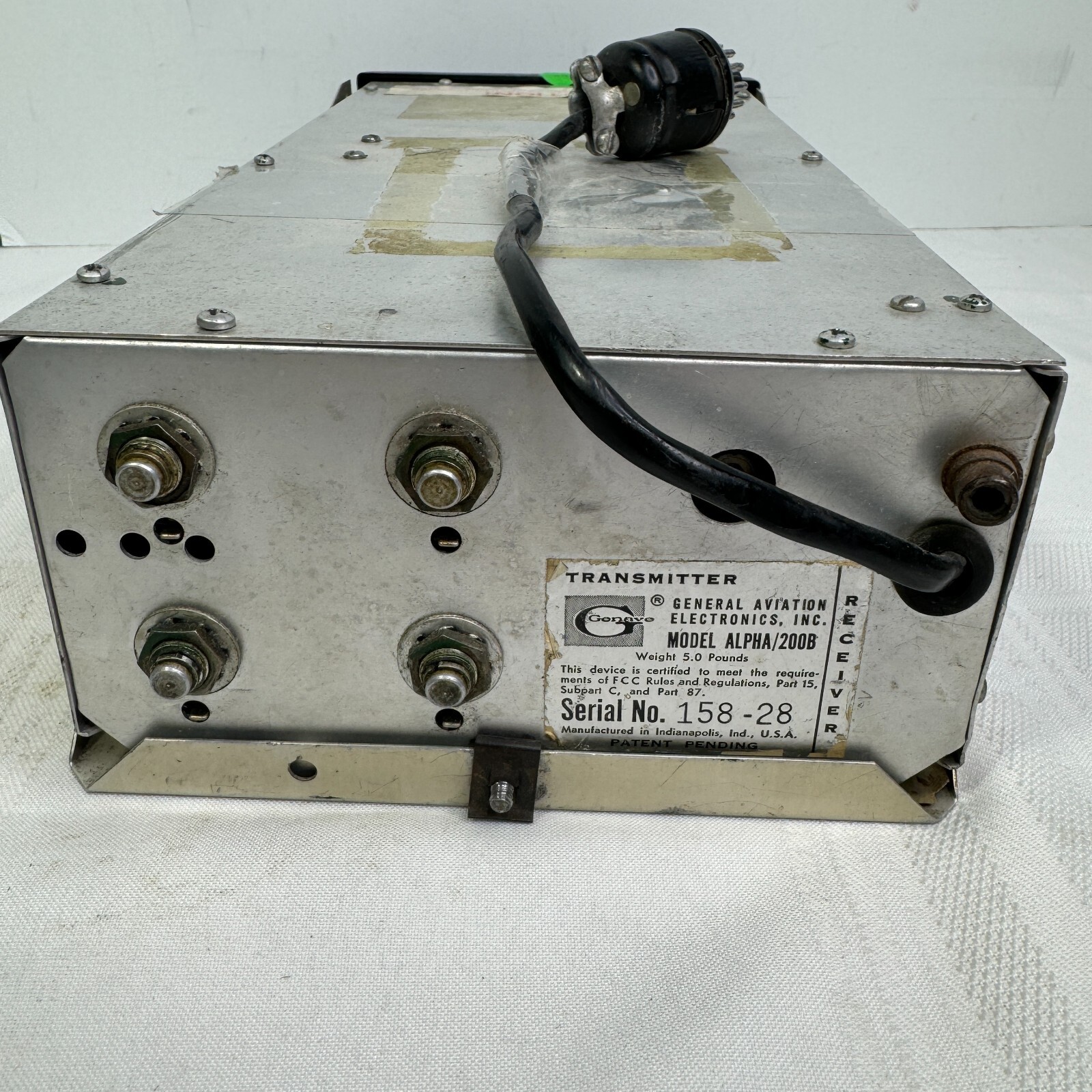 Genave Communication Transceiver Arc Cessna Alpha 200 B Untested Alpha/200B