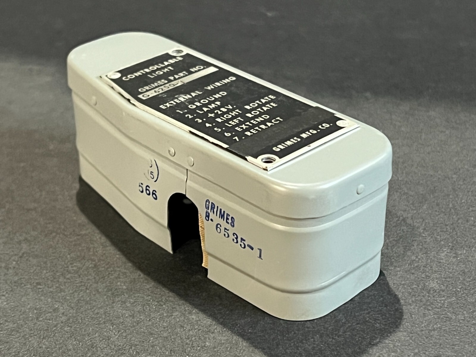 Grimes Relay Box Assy P/N B6535-1 P/N for Grimes Light G6250-1 New