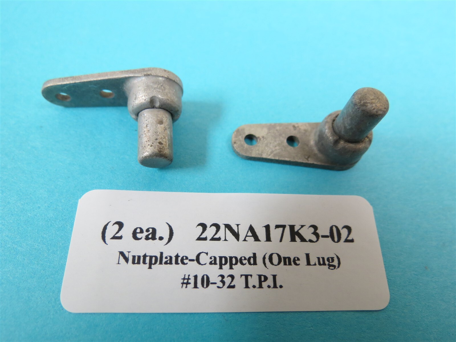 #10-32 High Capped 1-Lug Nutplate 22NA17K3-02 Hawker Beechcraft Aircraft (2)