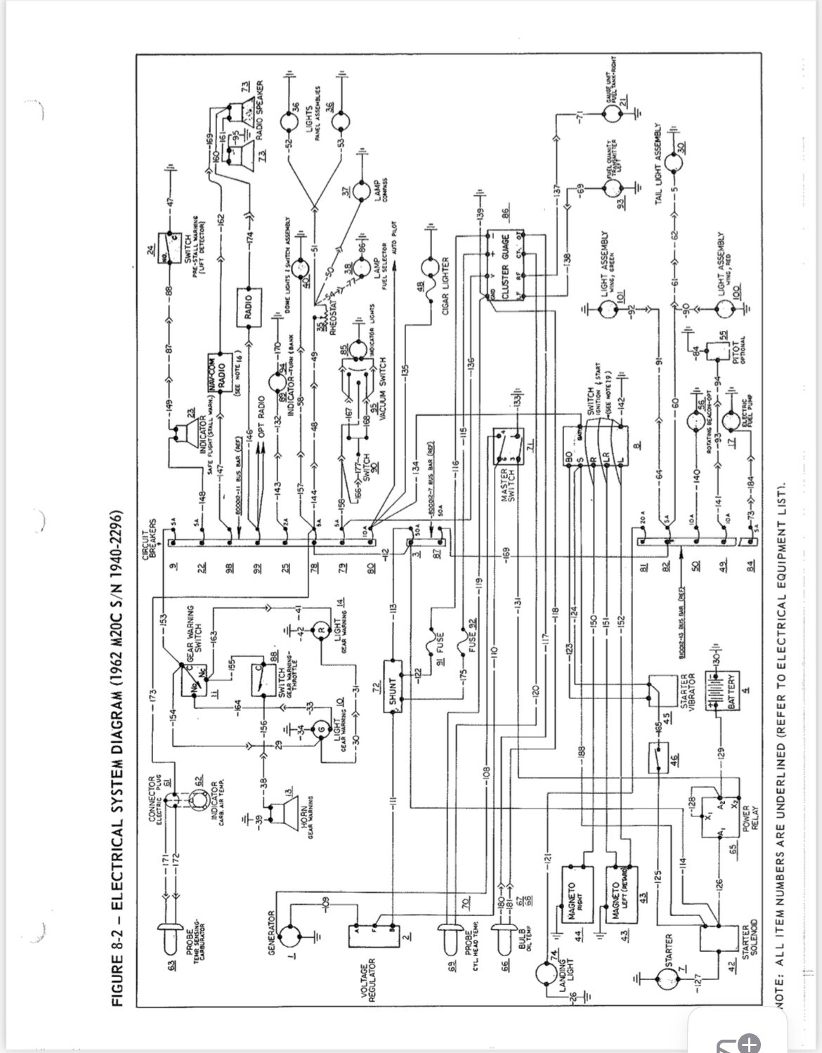 Digital Mooney M20 Electrical Diagrams 1962-1967 M20C M20D M20E M20F