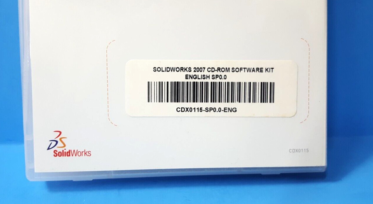 SolidWorks 2007 DVD/CD Software Kit, DVX0115, SOLIDWORKS, Kit 1 & Kit 2