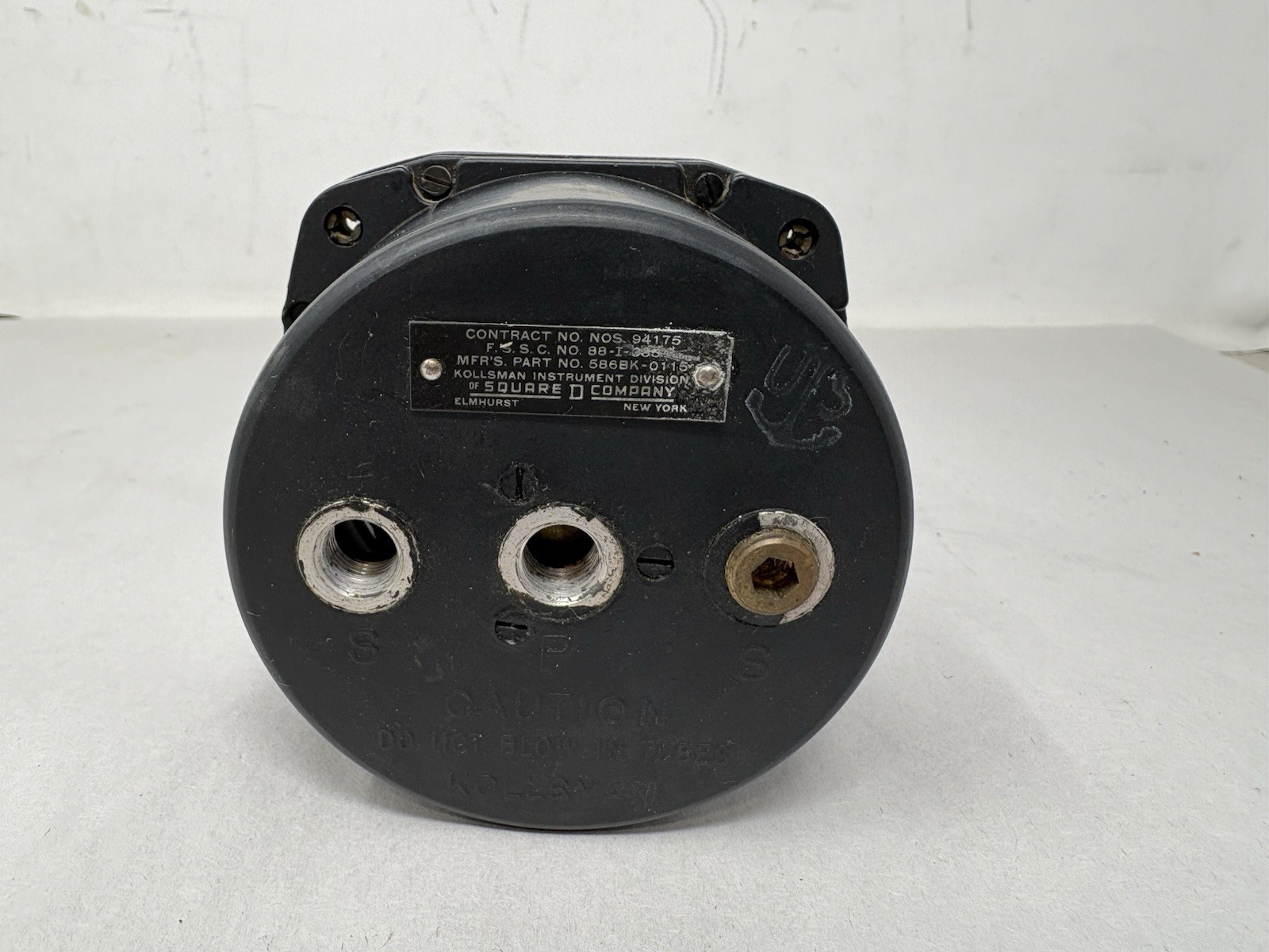 US. Gauge WW2 Airspeed Indicator 0-430 Knots – Fighter Jet