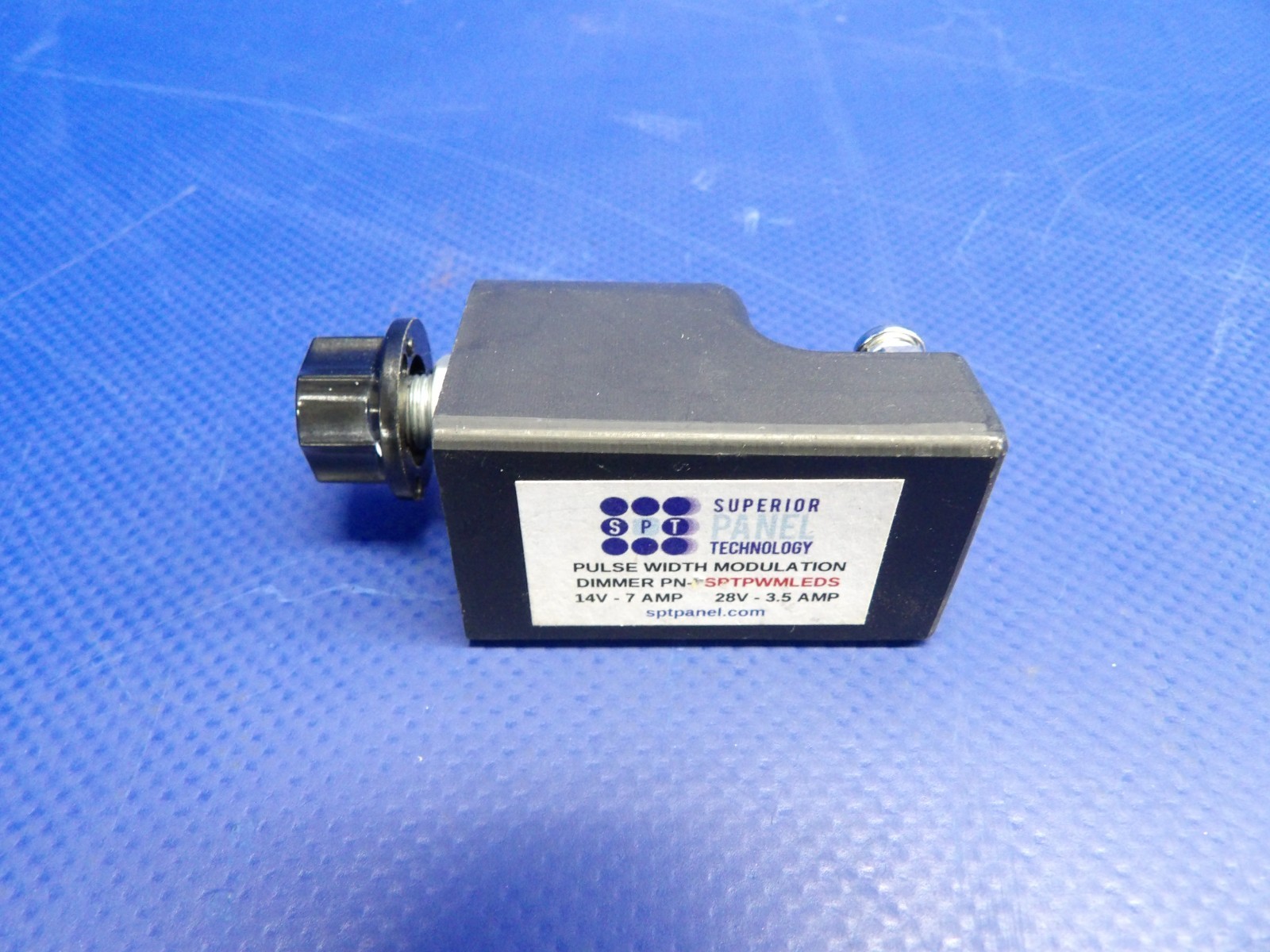 Diamond LED Dimmer w Off Switch & Rheostat 14/28V SPTPWMLEDS TESTED (0626-1422)