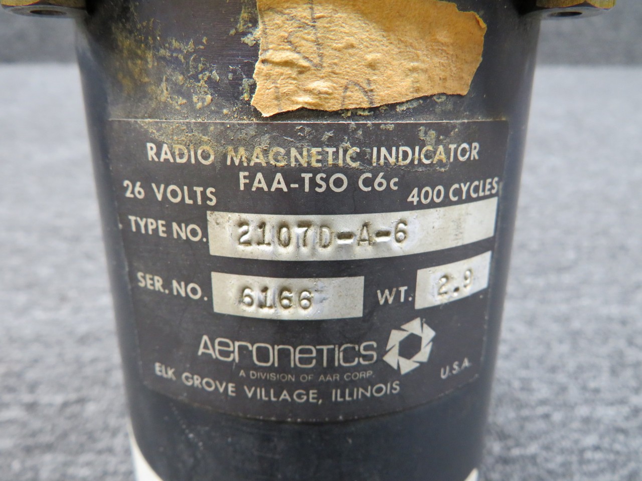 2107D-A-6 Aeronetics Radio Magnetic Indicator (Faded Face) (26V)