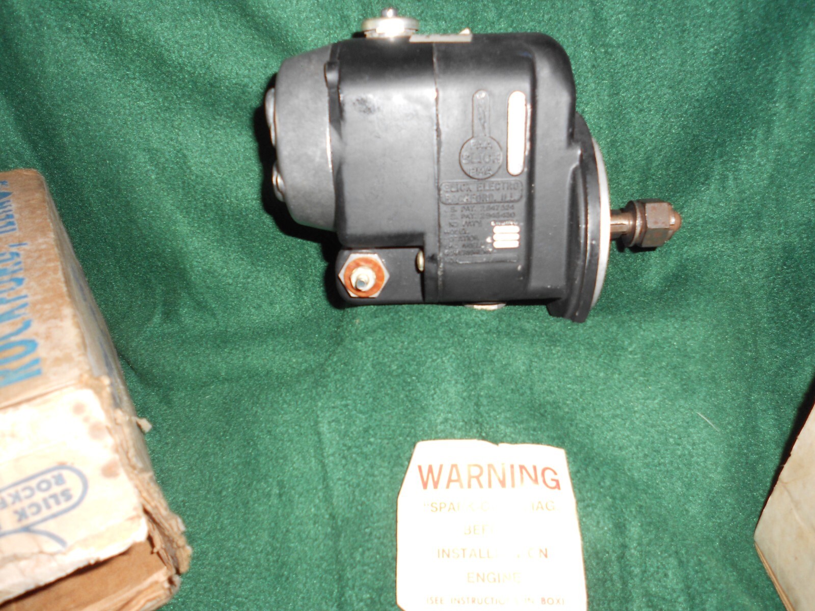 SLICK AIRCRAFT MAGNETO, REMANUFACTURED (NOS) MODEL 4050 L/H