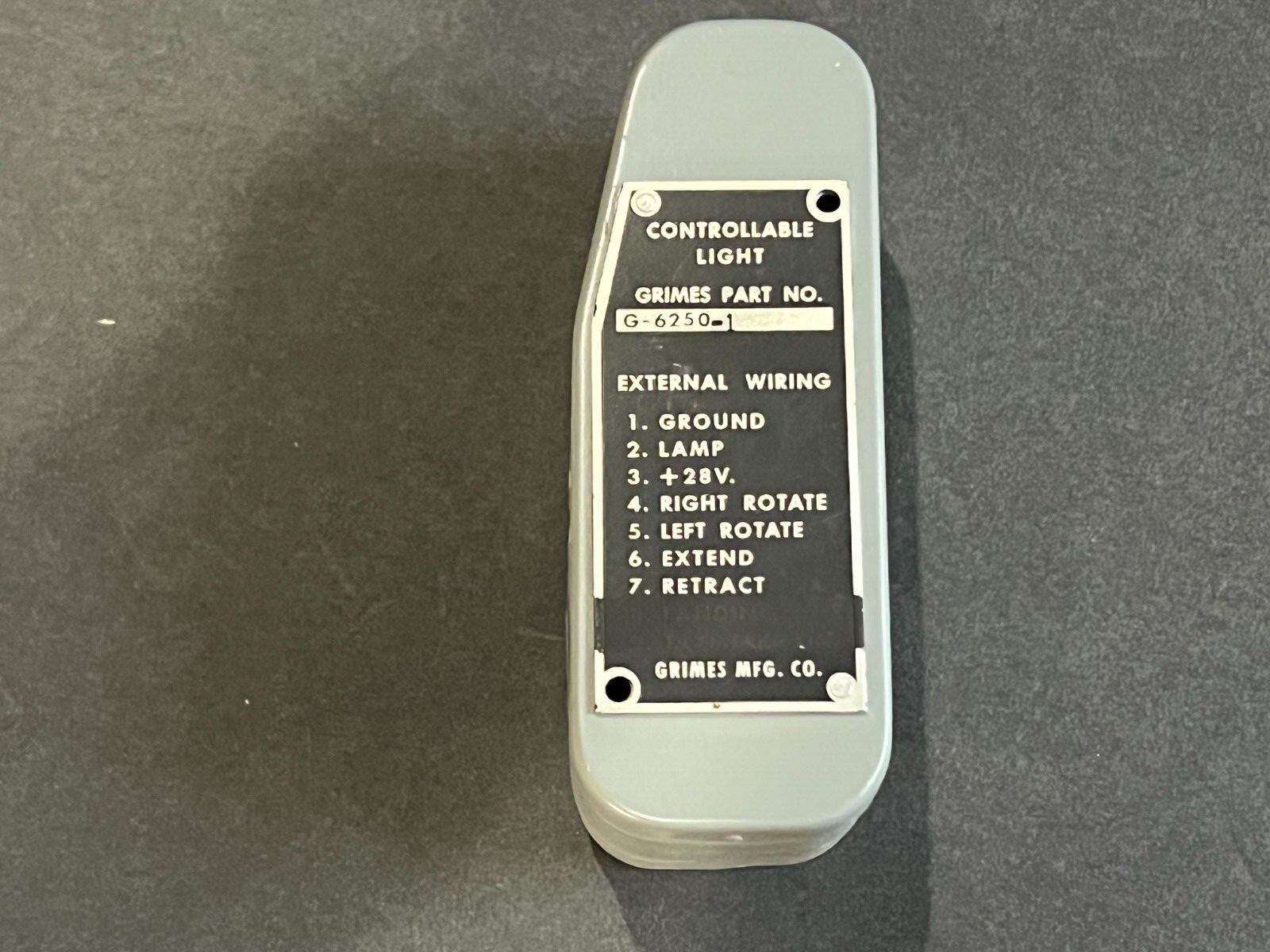 Grimes Relay Box Assy P/N B6535-1 P/N for Grimes Light G6250-1 New