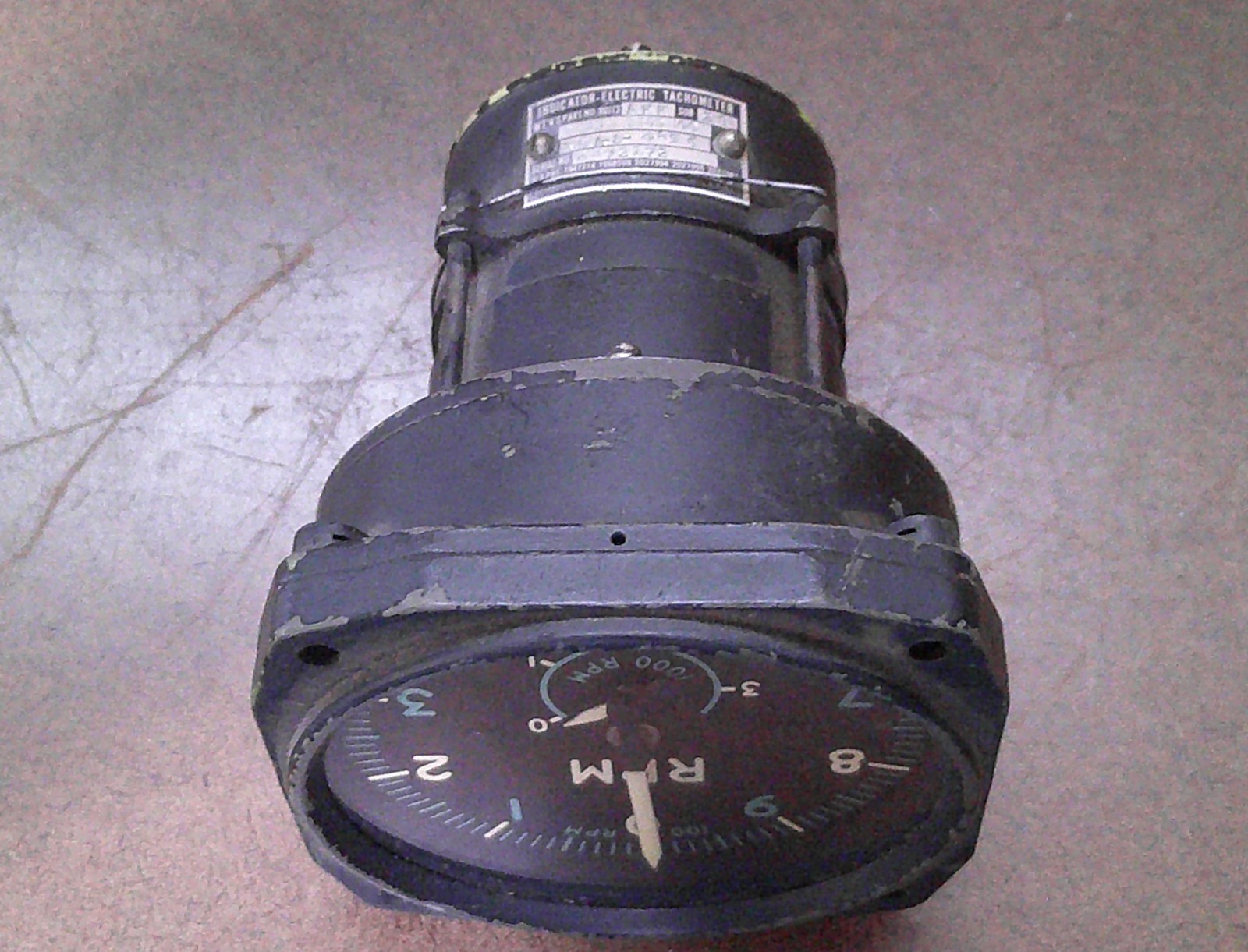 Aircraft RPM Indicator General Electric P/N 8DJ13AFF As Removed