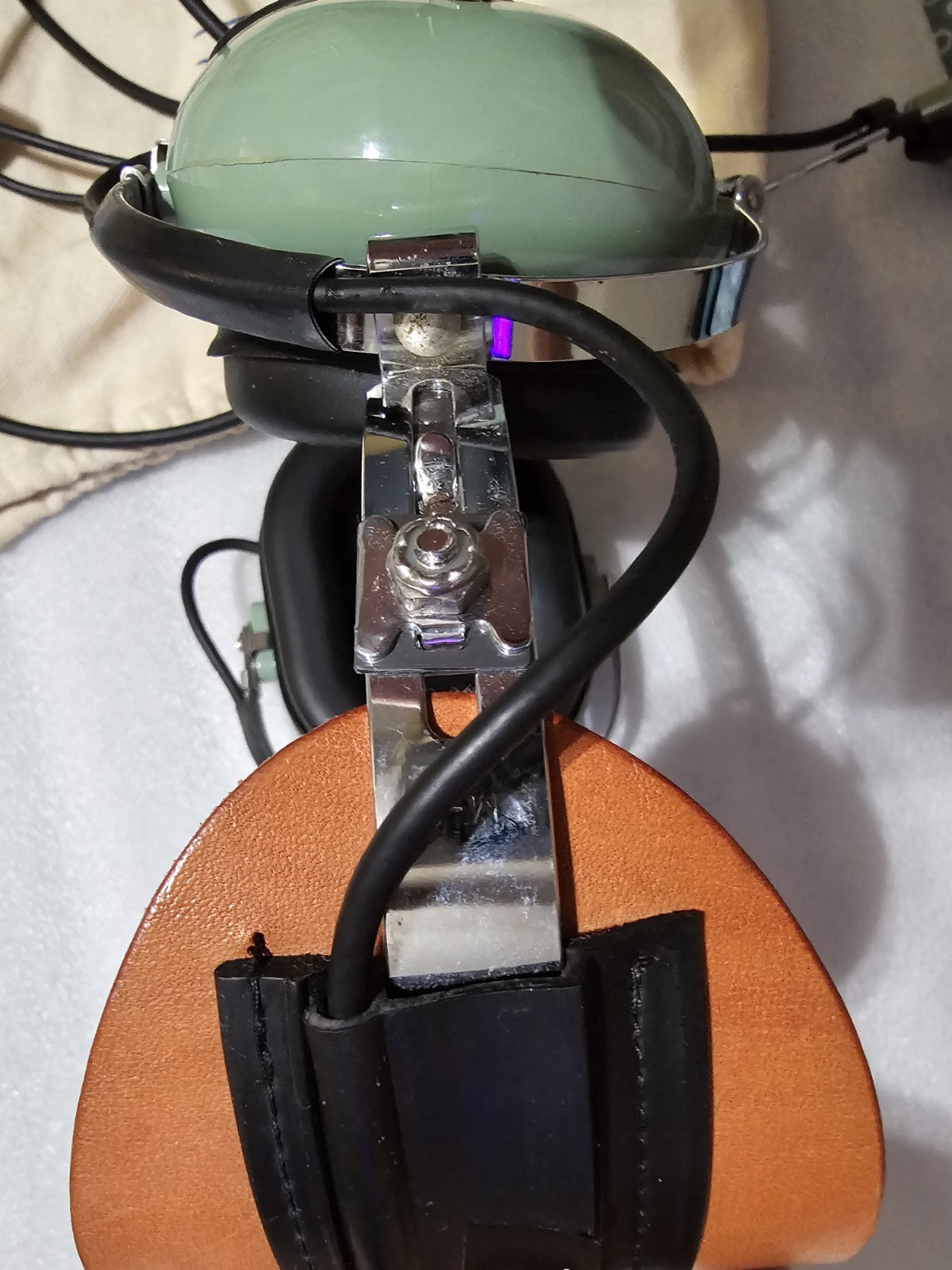 David Clark H10-40 Aviation Pilots Headset M-4 Mic Dual Plug Tested Oregon Aero