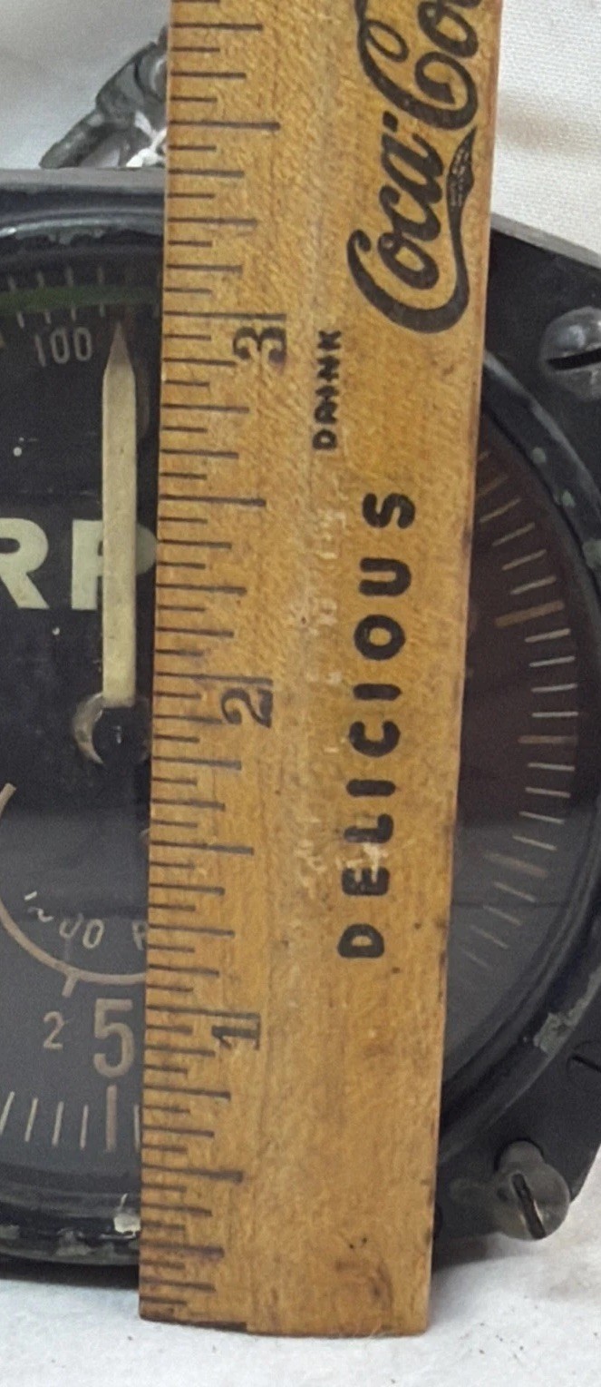 General Electric BU. Aero Us Navy Vintage Tachometer Indicator