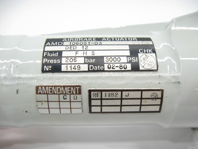 Airbrake Actuator – Dassault Falcon 50 – PN: 106091-03 – Lot # B2220